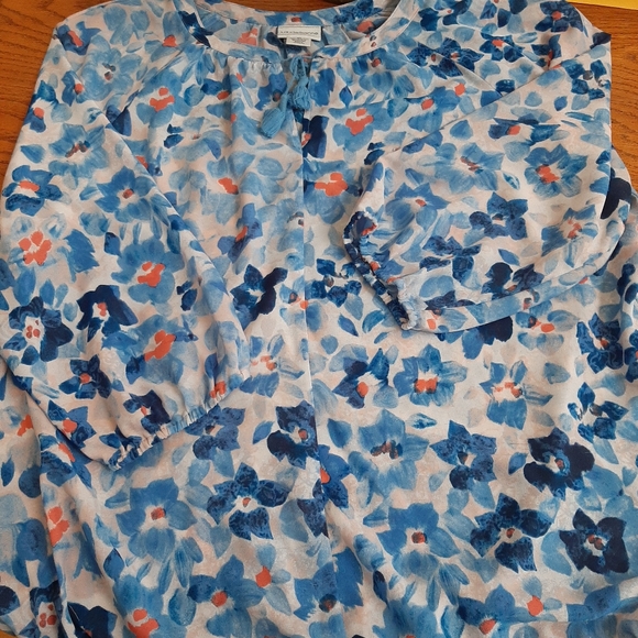 Liz Claiborne XL Sheer Top - Picture 1 of 6